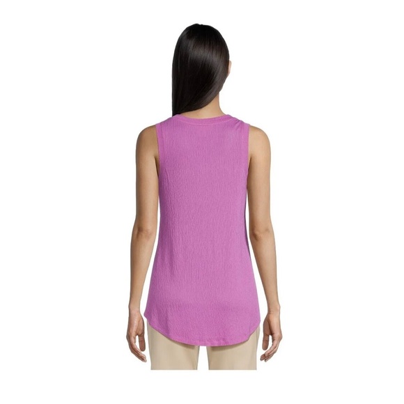 TIME and TRU Womens Sleeveless Semi Lose Top Size XXL 20 Pink New - Picture 2 of 7